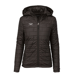 LADIES MICROBURST PUFFER HOODIE JACKET